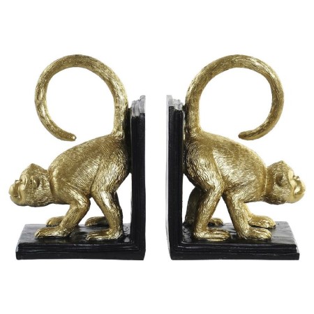 porte-livre DKD Home Decor Résine Singe (13.5 x 10 x 19 cm) (2 pcs)