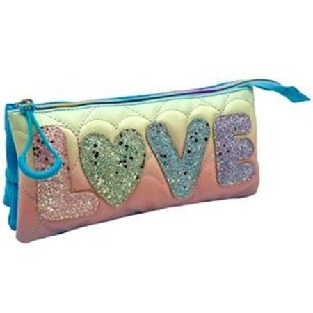 Trousse Fourre-Tout Triple Blin-Blin Love 11 x 23 x 5 cm