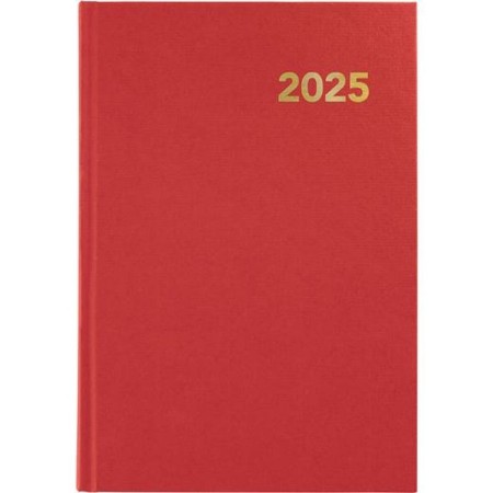 Agenda Grafoplas Bretaña Rojo A5 14,8 x 21 cm 2025