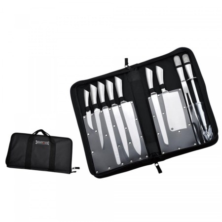 Set de Cuchillos Royalty Line Plateado Acero Inoxidable 21 x 41 x 1 cm