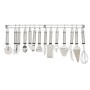 Ensemble d'ustensiles de cuisine Bepro Acier inoxydable 7 x 60 x 3 cm 13 Pièces