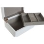 Boîte à bijoux Home ESPRIT Blanc Crème Bois Bois MDF 20 x 15,5 x 9,5 cm