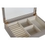 Caja-Joyero Home ESPRIT Beige Cristal 29,5 x 19,5 x 6 cm