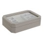 Caja-Joyero Home ESPRIT Beige Cristal 30 x 21 x 6 cm