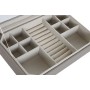 Caja-Joyero Home ESPRIT Beige Cristal 30 x 21 x 6 cm