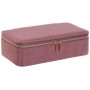 Boîte à bijoux Home ESPRIT Crème Magenta 20,5 x 10 x 6 cm (2 Pièces)