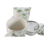 Tasse avec filtre pour infusions Home ESPRIT Blanc Vert 340 ml (2 Unités)