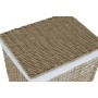 Cesto para la Ropa Home ESPRIT Blanco Natural Metal 44 x 35 x 55 cm