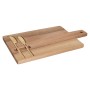 Tabla de cortar Home ESPRIT Acero Inoxidable Acacia 38 x 20 x 1,5 cm (3 Piezas)