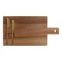 Tabla de cortar Home ESPRIT Acero Inoxidable Acacia 38 x 20 x 1,5 cm (3 Piezas)