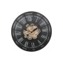 Reloj de Pared Home ESPRIT Negro Hierro 75 x 7 x 75 cm