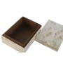 Boîte à bijoux Home ESPRIT Os Bois de manguier 18 x 13 x 7,7 cm (2 Pièces)