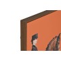 Cuadro Home ESPRIT Marrón Naranja Moderno Caballo 60 x 4 x 90 cm (2 Unidades)