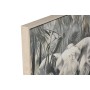 Cadre Home ESPRIT Vert Gris Eléphant Colonial Doré 63 x 4,5 x 93 cm (2 Unités)