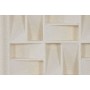 Cadre Home ESPRIT Beige Géométrique Moderne 60 x 7 x 60 cm (2 Unités)