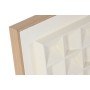 Cadre Home ESPRIT Beige Géométrique Moderne 60 x 7 x 60 cm (2 Unités)