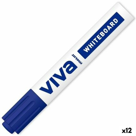 Marqueur pour tableau blanc Molin Viva Bleu (12 Unités)