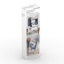 Étendoir Pliant Vertical à Roulettes Dolver InnovaGoods 24 Barres
