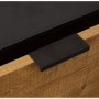 Table de Nuit Alexandra House Living Marron Noir Métal 45 x 60 x 35 cm