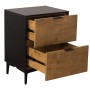 Table de Nuit Alexandra House Living Marron Noir Métal 45 x 60 x 35 cm