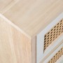 Table de Nuit Alexandra House Living Blanc Marron Bois 40 x 55 x 30 cm