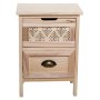 Mesita de Noche Alexandra House Living Marrón Madera 34 x 48 x 24 cm
