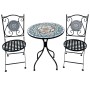 Ensemble Table + 2 Chaises Alexandra House Living Multicouleur 60 x 71 x 60 cm Mosaïque