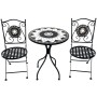 Conjunto de Mesa con 2 Sillas Alexandra House Living Multicolor 60 x 71 x 60 cm Mosaico