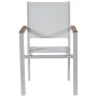 Chaise de jardin Alexandra House Living Blanc 55 x 86 x 60 cm Textilène