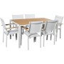 Chaise de jardin Alexandra House Living Blanc 55 x 86 x 60 cm Textilène