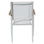 Chaise de jardin Alexandra House Living Blanc 55 x 86 x 60 cm Textilène