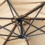 Parasol Alexandra House Living Marron Noir 2,7 m Polyester