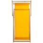 Hamaca plegable Alexandra House Living Amarillo 61 x 103 x 96 cm Tela