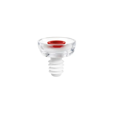 Tapón de Vacío para Vino Guzzini Save it Rojo Transparente Plástico