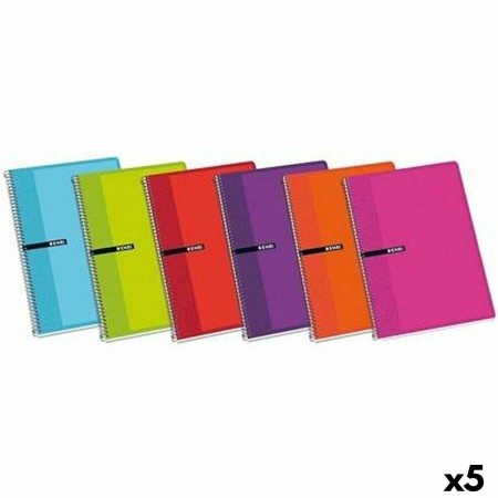 Cahier ENRI 80 Volets 21,5 x 15,5 cm (5 Unités)