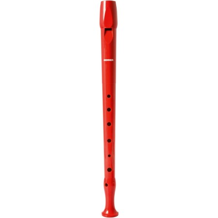 Flauta Dulce Hohner 9508 Rojo Plástico