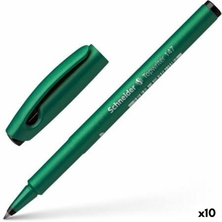 Rotuladores Schneider Topwriter 147 Negro Verde (10 Unidades)