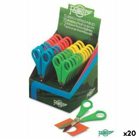 Tijeras Faibo Acero Inoxidable 13 cm (20 Unidades)