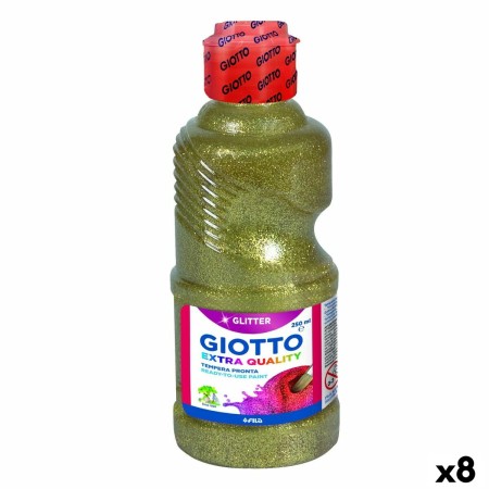 Témpera Giotto Dorado 250 ml Purpurina (8 Unidades)