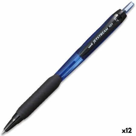 Boligrafo de tinta líquida Uni-Ball Jetstream SXN-101-07 Azul 0,7 mm (12 Unidades)