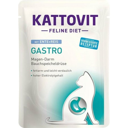 Comida para gato Kattovit Gastro Duck with rice 85 g Arroz