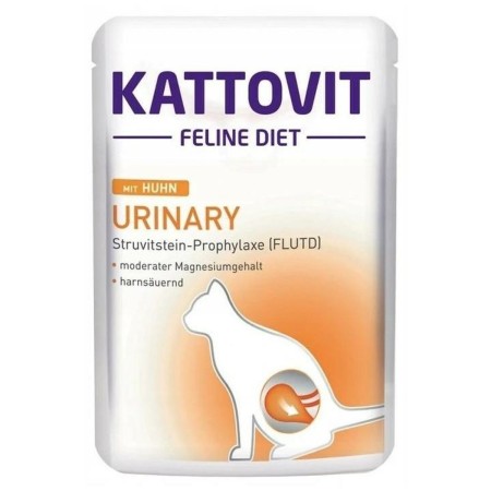 Aliments pour chat Kattovit Urinary Chicken Poulet 85 g