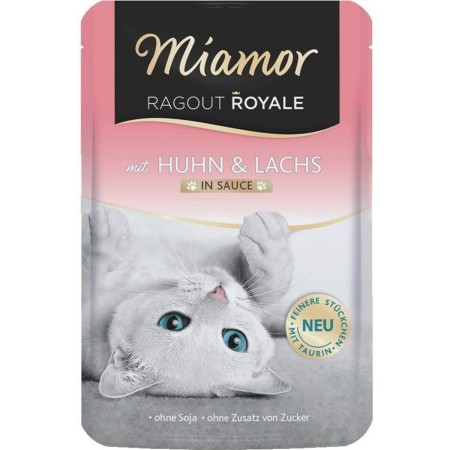 Aliments pour chat Miamor Ragout Royale Chicken and salmon in sauce Poulet 100 g