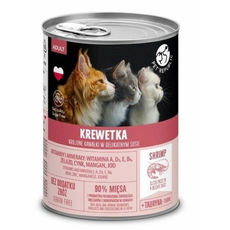 Aliments pour chat PETREPUBLIC Adult Shrimp 400 g