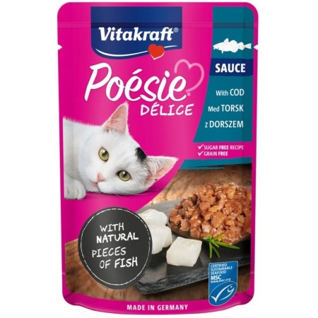 Aliments pour chat Vitakraft POESIE DELICE Poisson 85 g