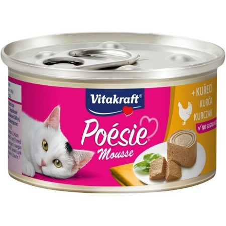 Comida para gato Vitakraft POESIE mousse pollo Pollo 85 g