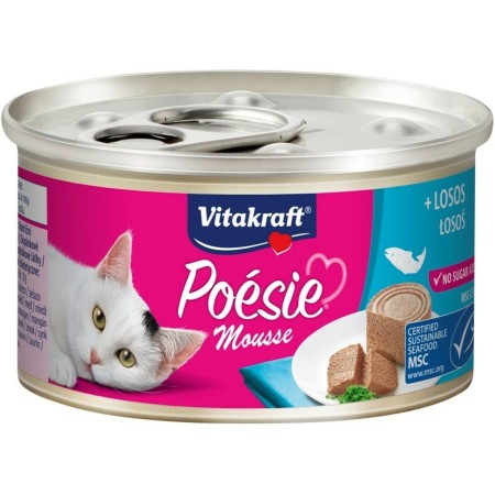 Comida para gato Vitakraft POESIE mousse salmon Pescado 85 g