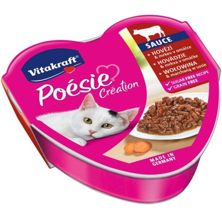 Aliments pour chat Vitakraft POESIE CREATION SOS Viande de bœuf 85 g