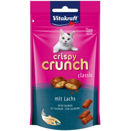 Snack para Gatos Vitakraft CRISPY CRUNCH Pescado 60 g