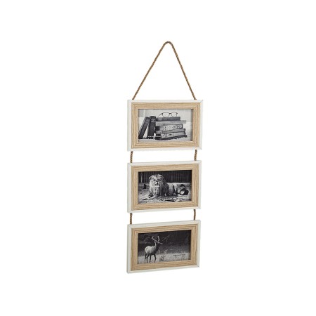 Porte photos mural Romimex Naturel Bois MDF 10 x 15 x 2 cm